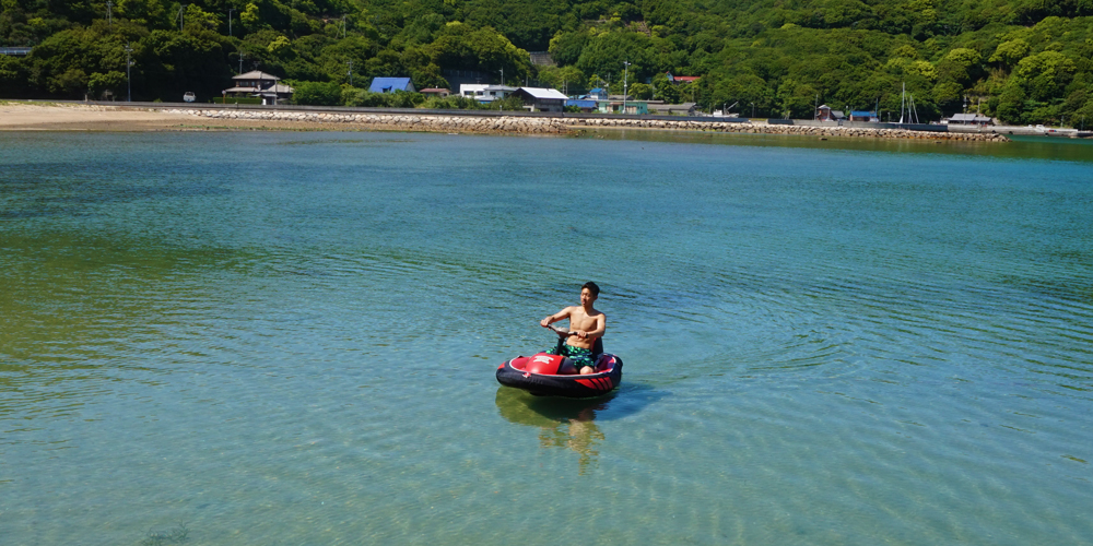 シースクーター体験で小豆島の海を爽快に遊ぼう。