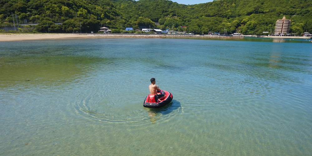 小豆島でシースクーター体験をして気分爽快！
