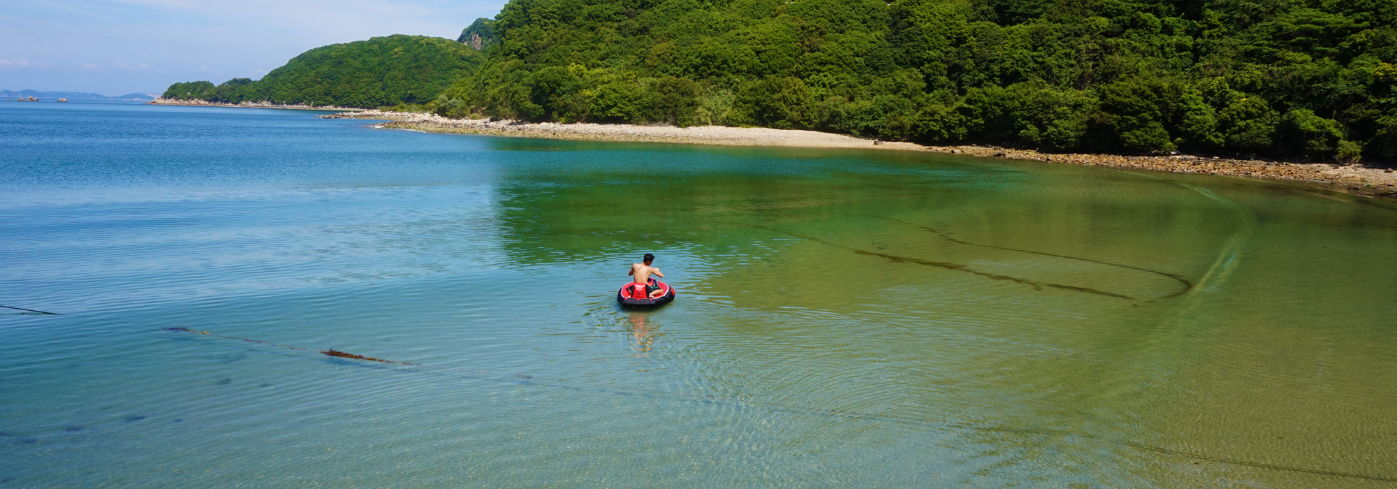 シースクーター体験で自然豊かな小豆島の海を満喫！