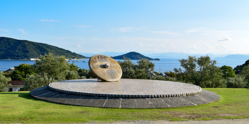 小豆島オリーブ公園には様々な写真スポットがあります