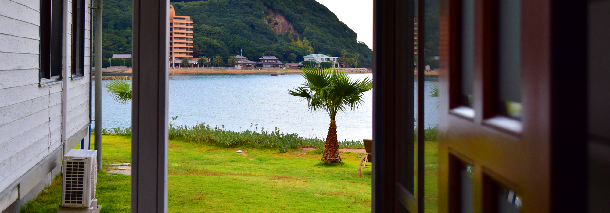 「シータイガーアイランドイン小豆島」の海が見えるコテージ「和室7号棟」